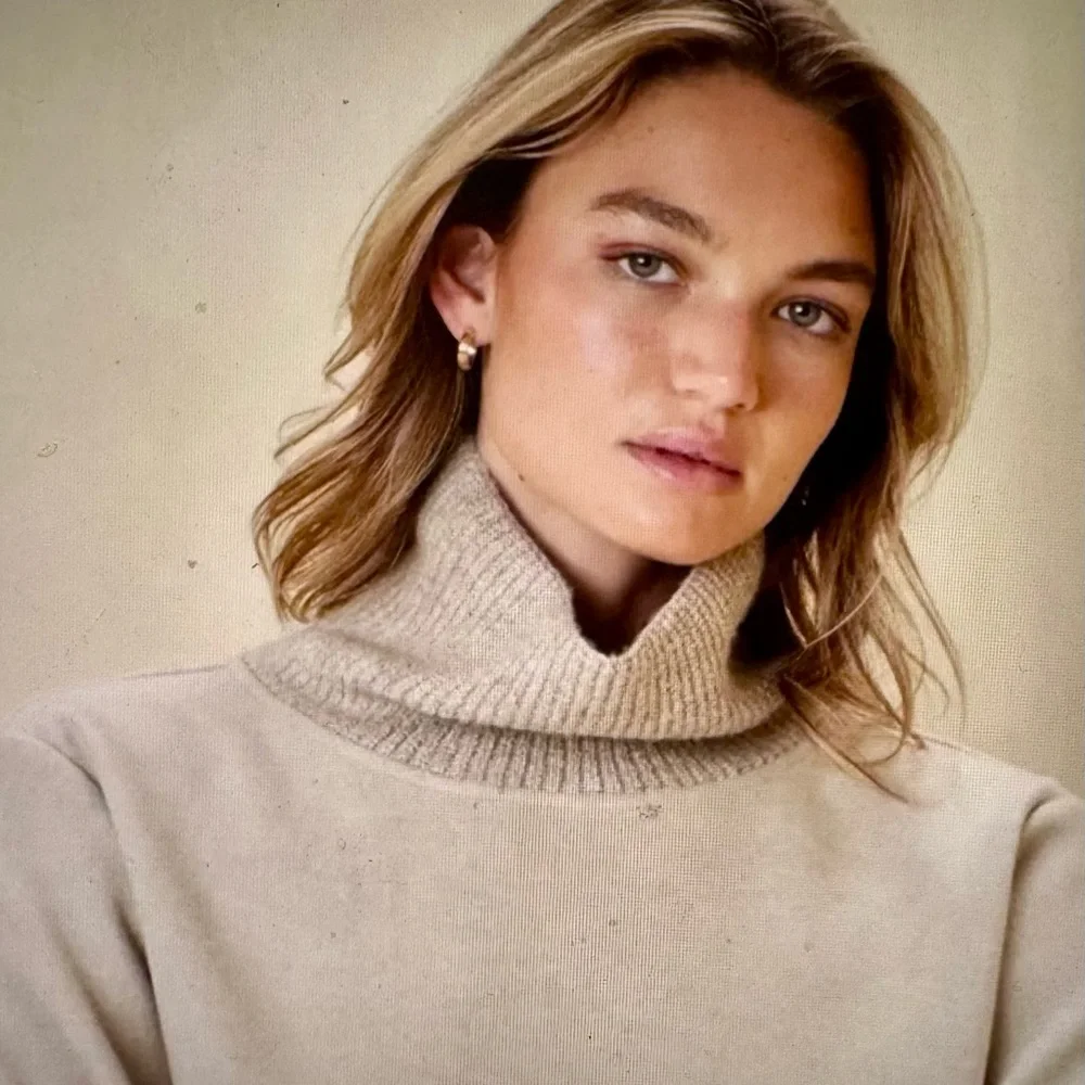 NWT Banana Republic Melton Turtleneck Sweater, SP - Picture 2 of 8